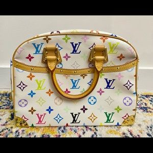 LIKE NEW LOUIS VUITTON Monogram Multicolor Tourville Hand Bag (SD0085)
